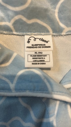 Girls’ Button-Up Star Flower Pajama Set with Shorts Size XL (14) - Art Class - Picture 2 of 6