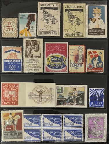 Usa Germany Prague Poster Labels M&U (29 Items) MK9467