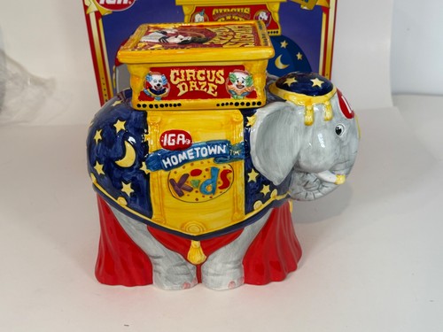 Limited Edition Team IGA Hometown 1998 Circus Elephant Keksdose Circus Daze - Bild 8 von 12