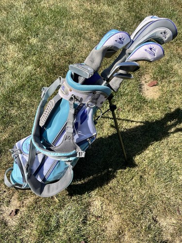 7 piece COBRA JUNIOR GOLF CLUB SET RH w/ BAG For Appx. Heights 53"-59" Ages 9-12