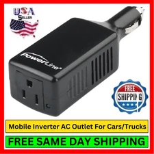 Car Cigarette Socket Mobile Inverter 12V To 120V For Charger Phone Tablet Laptop