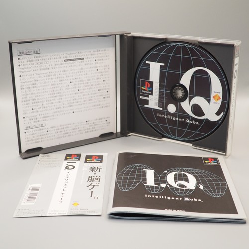 PS1 I.Q Intelligent Qube PlayStation Japan JP Game w/manual S757 - Picture 4 of 5
