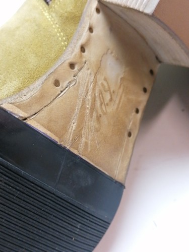 RRP€349 J.O.Y. Leather Boots US9.5 UK6.5 EU39.5 Vibram Cut Out HANDMADE in Italy - Picture 9 of 10