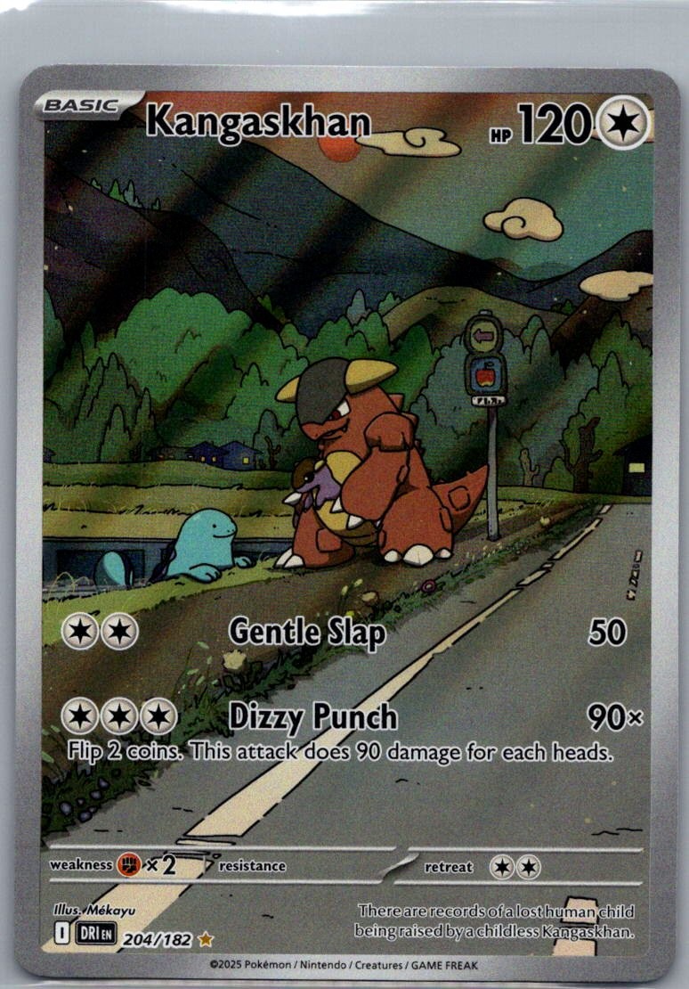 Kangaskhan Illustration Rare SV10: Destined Rivals 204/182 LP-NM