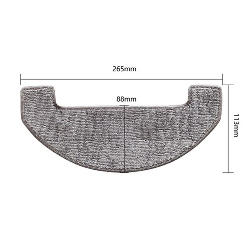 Robot Vacuum Spare Parts Mop Cloth Kits for MONSGA MS1 MAX Available in Packs - Picture 4 of 20