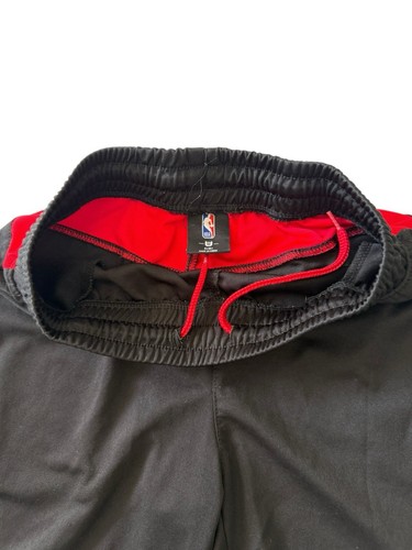 NBA Athletic Chicago Bulls Basketball Shorts Black Drawstring Boys SZ 8 24x8 GUC - Picture 5 of 10