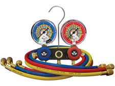 Mastercool 93561 - 2-Way Aluminum Manifold Gauge Set, R600a, R290, R134a