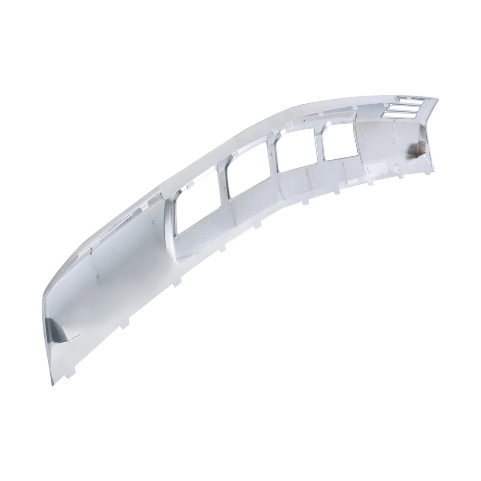 Front Bumper Lower Valance Skid Plate Matte Chrome Replacement for Silverado - Image 3 of 4