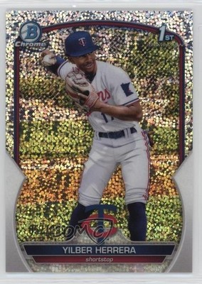 2023 Bowman Chrome Prospects Speckle Refractor /299 Yilber Herrera #BCP-86 15bk