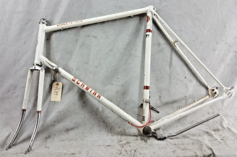 Juego de cuadro de bicicleta Schwinn Super Le Tour 1979 64 cm XX ¡grande acero japonés! Foto 2 de 4