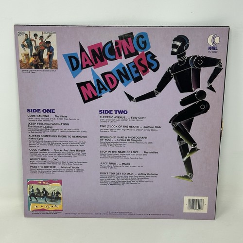 Dancing Madness Various Artists 1983 Vinyl LP Pop Rock Synth Pop KTEL TU3090 - Foto 3 di 14