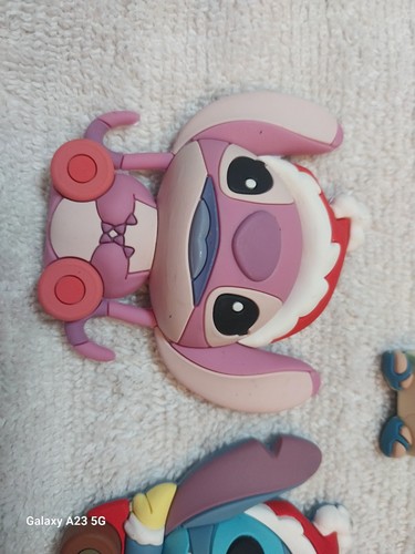 Disney Lilo And Stitch Rubber Magnet Lot Of 5 Christmas, Skeleton - Picture 3 of 9