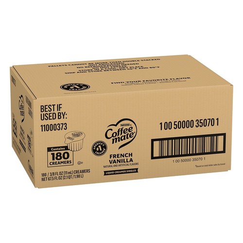 Coffee-mate Flüssigkaffee Milchkännchen Mini Tassen Französische Vanille 180/Box 35070 - Bild 3 von 7