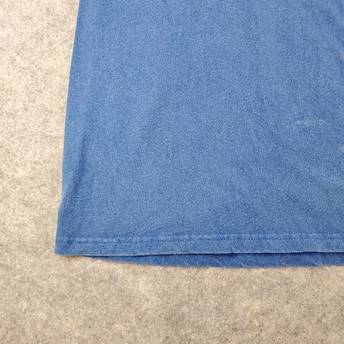 Brixton Shirt Mens Medium Blue Crew Neck Short Sleeve Graphic Stretch Pullover - Picture 7 of 16