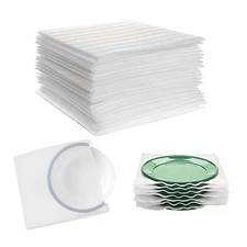 100 Pcs Cushion Foam Pouches & Foam Sheets Dveda 12"x12" Packing Foam Pouches