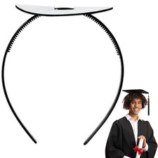 Graduation Cap Headband Adjustable Anti-Fall Hairband for Graduation Cap USA