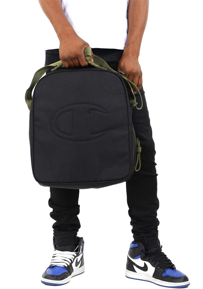 Сумка почтальона комбинированная Champion Transition черная - Изображение 4 из 4