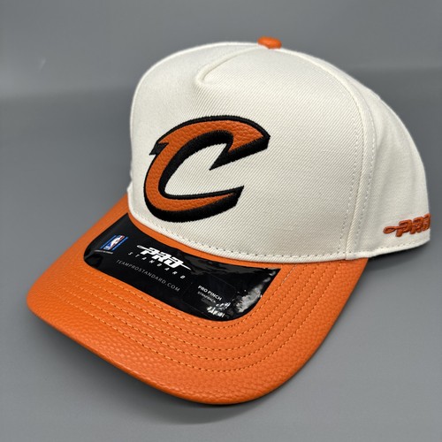 Cleveland Cavaliers Pro Standard A-Frame Pro Pinch Strapback creme/orange Mütze - Bild 3 von 8