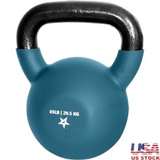 Cast Iron Kettlebell Neoprene Coated Adjustable Weight Ergonomic Handle New