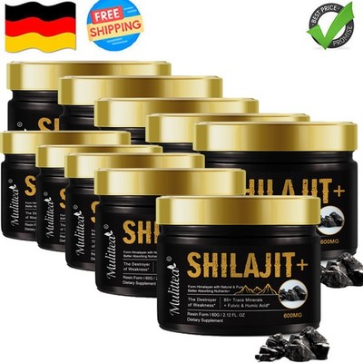 1~10x Shilajit Original - Weichharz, Bio, extrem potent, Fulvinsäure85+ Mineral