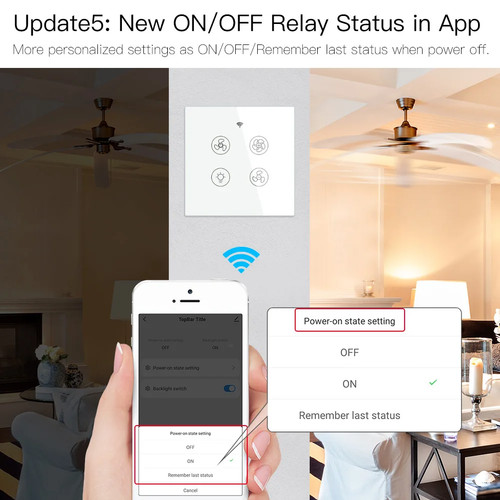 LOT WiFi RF Smart Ceiling Fan Light Switches 2/3 Way Control Smart Life/Tuya APP - Picture 23 of 33