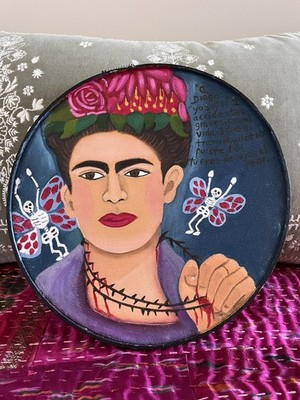 Original Frida Kahlo  painting by Oaxaca, Mexico Artist Signed
