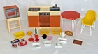 Vintage 1985 ARCO Fashion Doll Kitchen Play Set