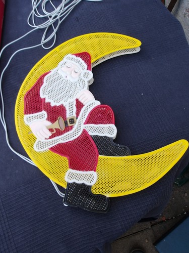 Konstsmide Christmas Lights Window Silhouette "Santa on the Moon" - Picture 5 of 12