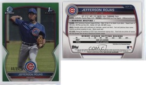 2023 Bowman Chrome Prospects Green Refractor /99 Jefferson Rojas #BCP-70