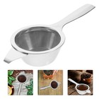 Edelstahl-Sieb mit langem Griff und Ständer – Mehlpuder-Streuer, Teefilter, Öl-