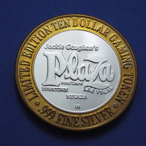 1995 $10 Silver Strike Jackie Gaughan's Union Plaza Hotel Casino - W.C. Fields - Imagen 10 de 14