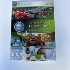 ESA Foundation Holiday Bundle Xbox 360 Cars, Open Season, Fuzion Frenzy 2 Rare