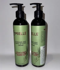 Lot of 2:  Mielle Rosemary Mint Daily Styling Creme Infused With Biotin 8 oz