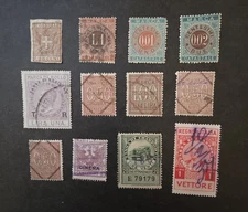 ITALY Revenue Fiscal Tax Stamp Lot MH OG Unused Used BOB T16979