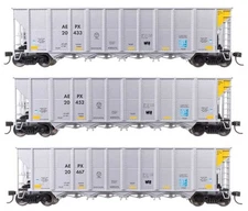 Walthers Mainline HO 56868 American Electric AEPX 50' RD-4 Coal Hopper Set
