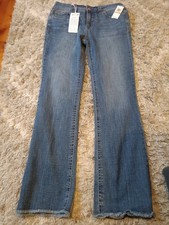  NEW Size 12 Womens Seven7 "Starlette" Jeans Mid Rise Boot Signature Stretch