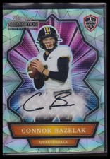 2021 Wild Card Alumination NIL #ANBC-A Connor Bazelak Autographs Silver Hobby