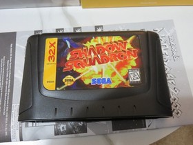 🔥 SHADOW SQUADRON - Sega Genesis 32X Complete In Box CIB, Tested Working 🔥