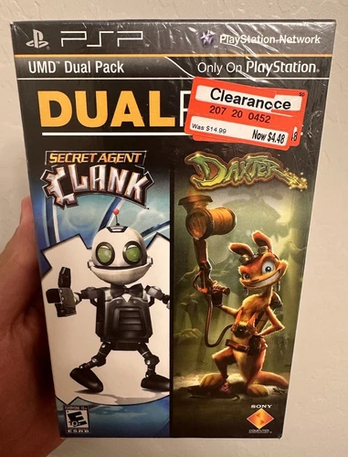 2011 PSP Secret Agent Clank Daxter Dual Pack Authentic *Brand New Factory Sealed