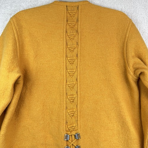 Blazer Trachten 36/10 Amarillo Austria Original Salzburger Mujer Lana Hervida - Imagen 12 de 17