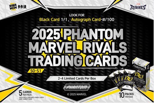 2025 KAKAWOW PHANTOM Marvel Rivals Trading Cards Sealed New Factory Case-10Boxes - Picture 3 of 17