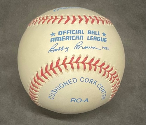 Charlie Gehringer Signed Autographed Bobby Brown Official American League Ball - Picture 2 of 3