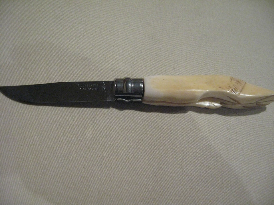 CUCHILLO OPINEL FRANCÉS, ÚNICO PERSONALIZADO, NÚMERO 6, MANGO SIGLO XVIII Foto 2 de 4