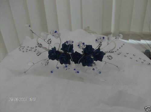 TIARAS LATERALES HECHAS A MANO A CUALQUIER COLOR - Imagen 17 de 24