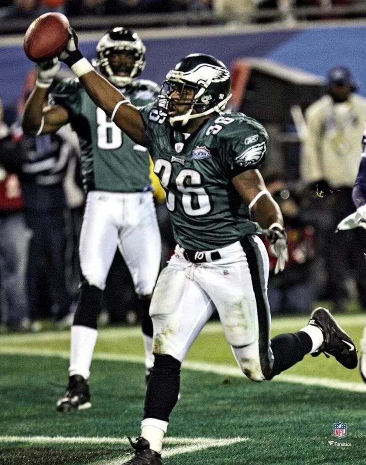 Camiseta cosida vintage Reebok Philadelphia Eagles Brian Westbrook #36 talla 56 Foto 2 de 4