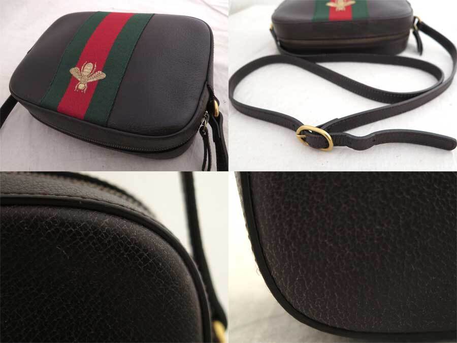 Gucci Messenger Bag with Web in Green –