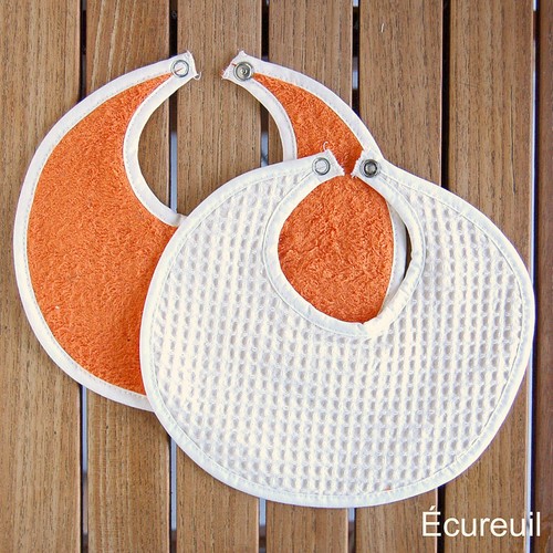 BAVOIR BÉBÉ NAISSANCE DOUBLE FACE BAVETTE TISSU OEKO-TEX TARIF DEGRESSIF - Bild 5 von 7