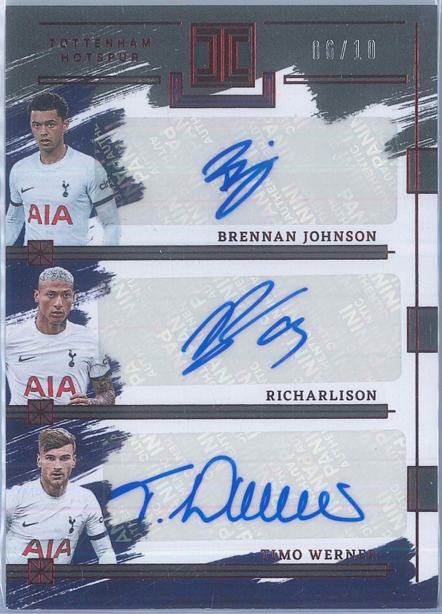 2023-24 Panini Impeccable SC B. Johnson/Richarlison/T