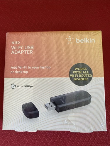 NEW Belkin N150 Wireless Wi-Fi USB Adapter Factory Sealed - Picture 10 of 10