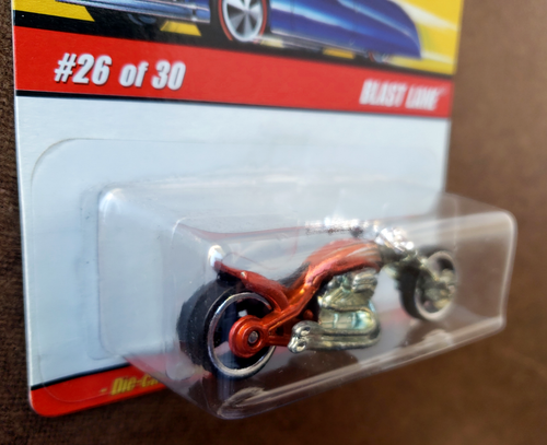 2006 Hot Wheels BLAST LANE Spectraflame Maroon 26/30 Classics Series 2 J2782 MOC - Bild 8 von 14